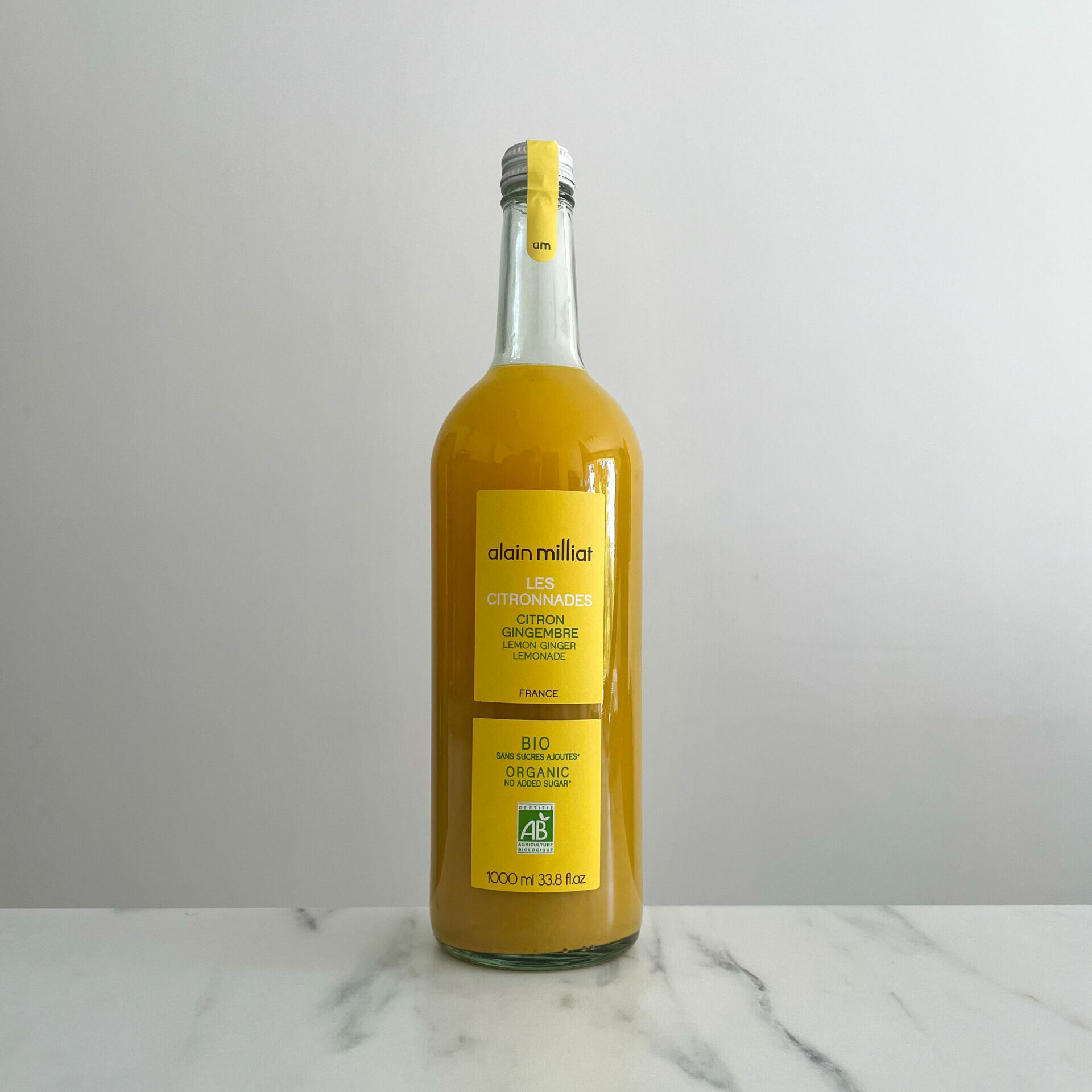 CITRONNADE BIO CITRON GINGEMBRE ALAIN MILLIAT