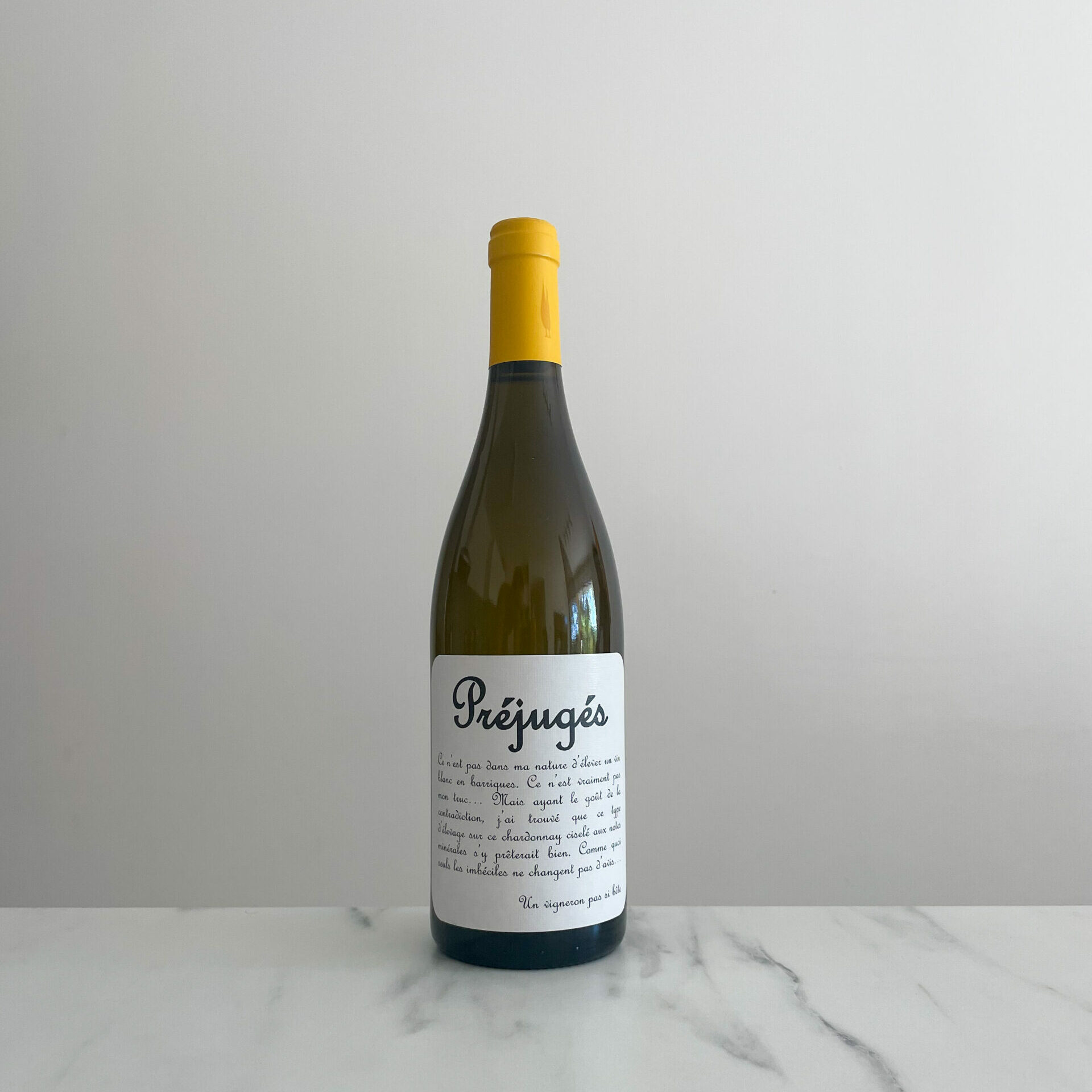 PRÉJUGÉS VIN BLANC