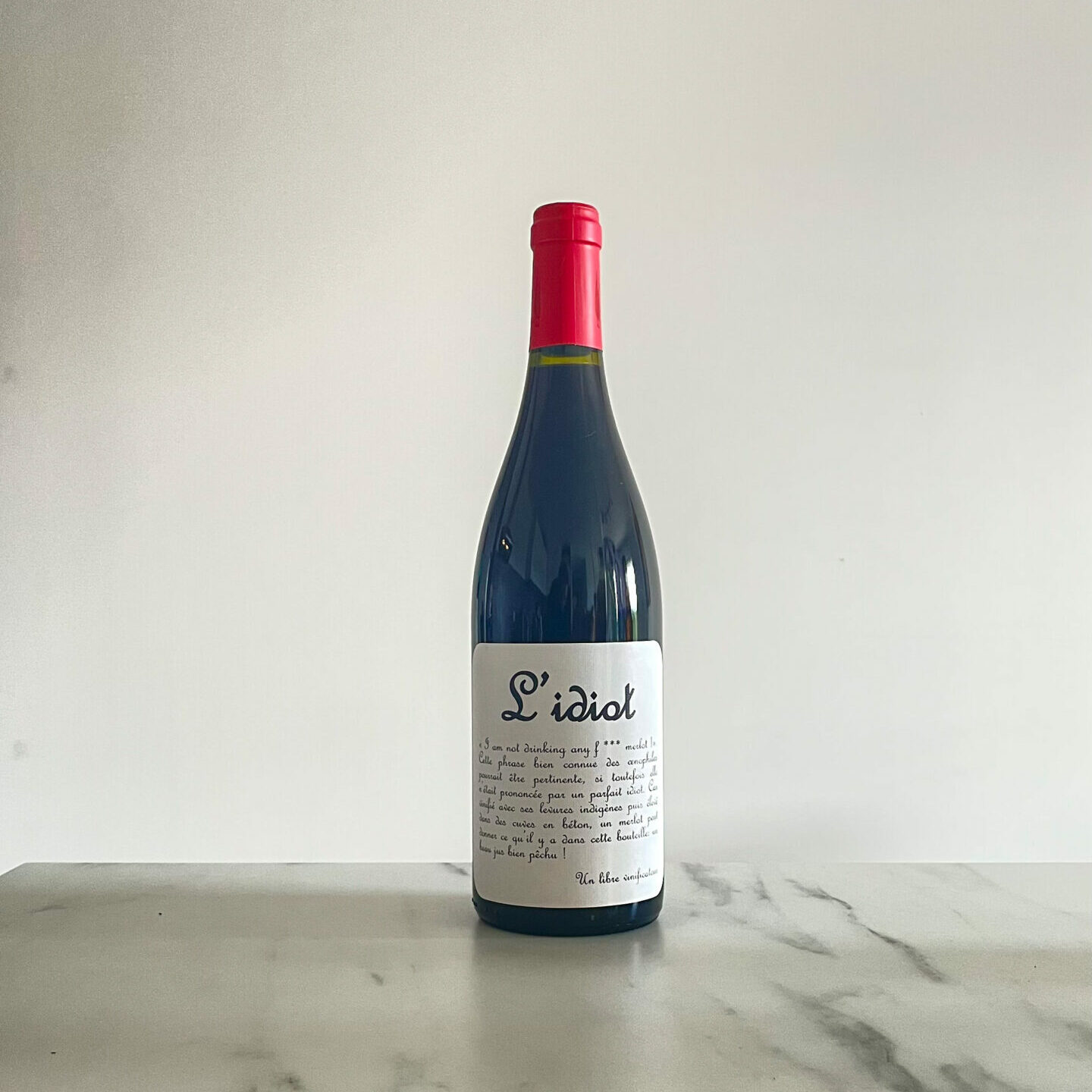 VIN ROUGE L'IDIOT